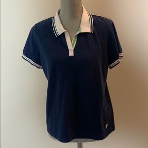 Cappagallo Petite navy collared shirt